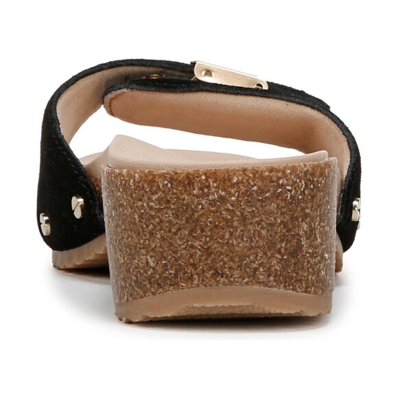 Dr. Scholl's Womens Original Flex Slide Slip On Sandals Black Size 8M NIB - Picture 3 of 3